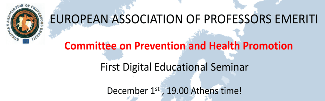 First digital educational seminar of the European Association of Professors Emeriti